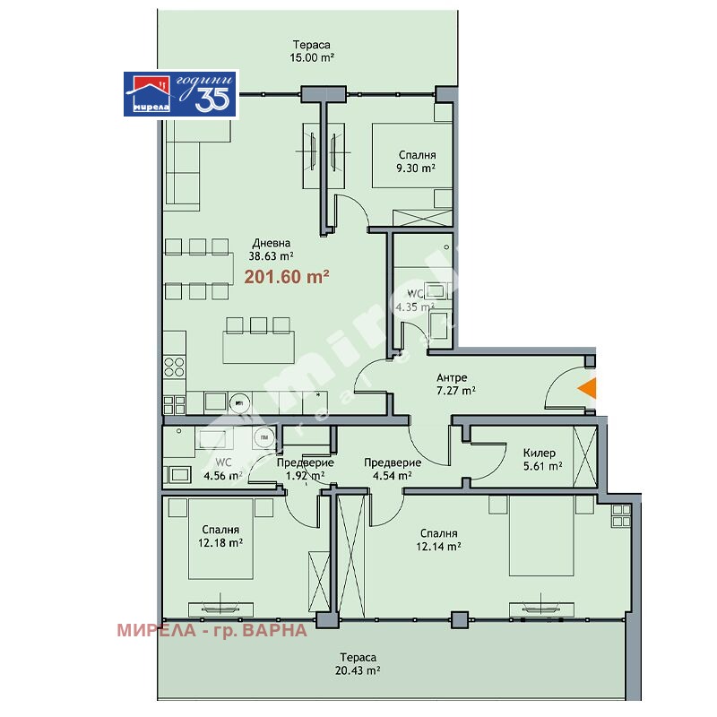 Продава 4-СТАЕН, гр. Варна, м-т Ален мак