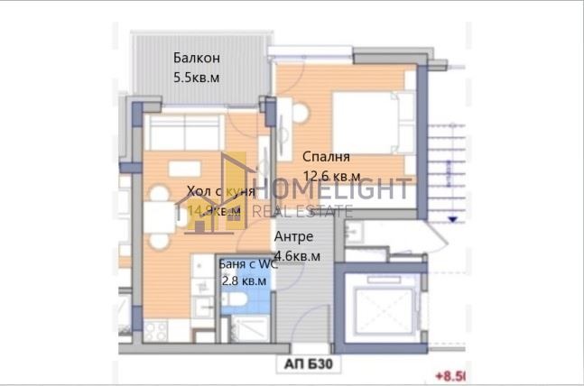 Zu verkaufen  1 Schlafzimmer Sofia , Malinowa dolina , 60 qm | 56839666 - Bild [4]