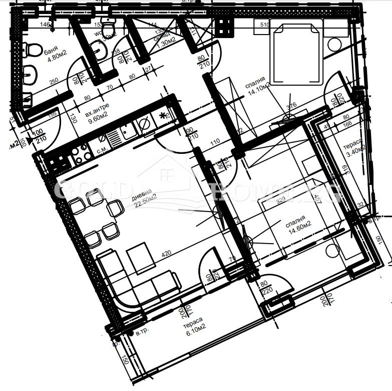 Till salu  2 sovrum Plovdiv , Jujen , 108 kvm | 28545152 - bild [2]