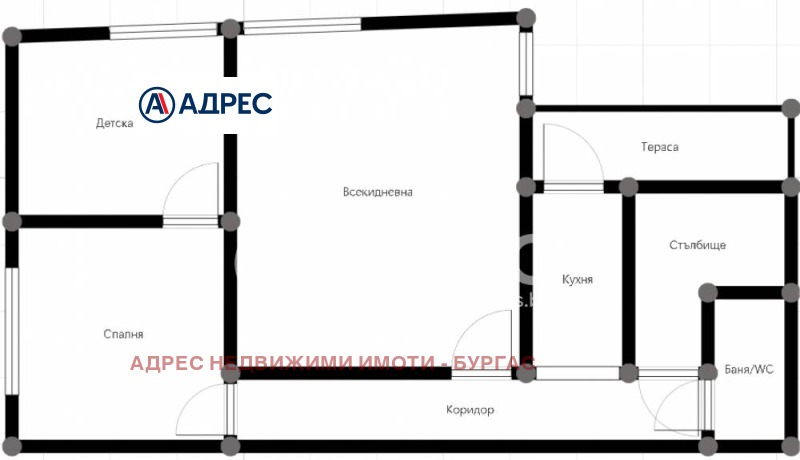 Till salu  2 sovrum Burgas , Centar , 73 kvm | 42824074 - bild [4]