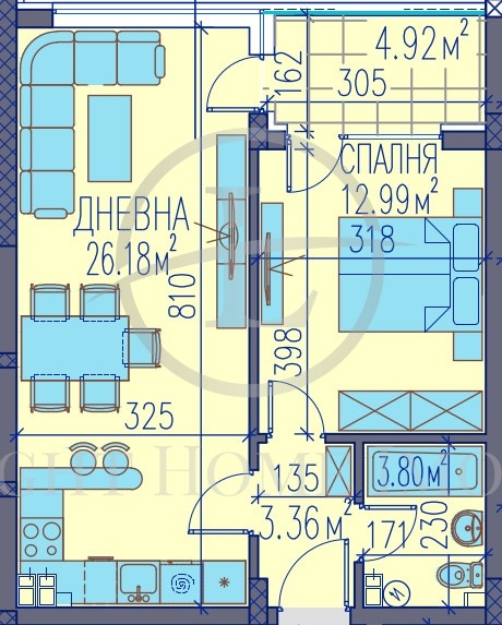 Til salgs  1 soverom Plovdiv , Kamenitsa 2 , 73 kvm | 75427821 - bilde [4]