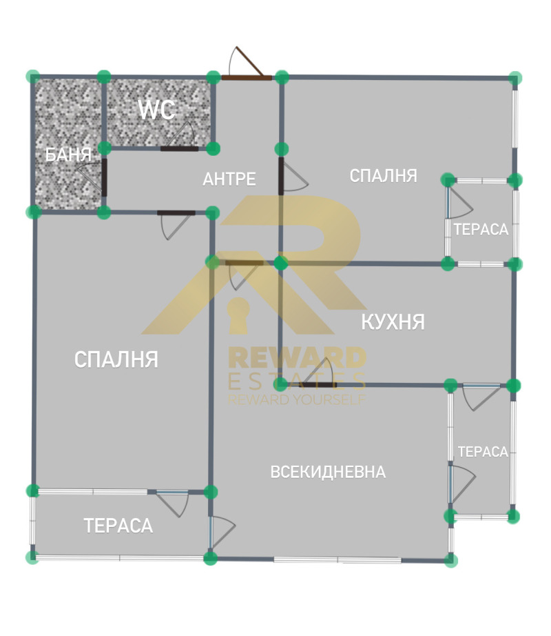 Продава 3-СТАЕН, гр. София, Овча купел, снимка 16 - Aпартаменти - 49101349