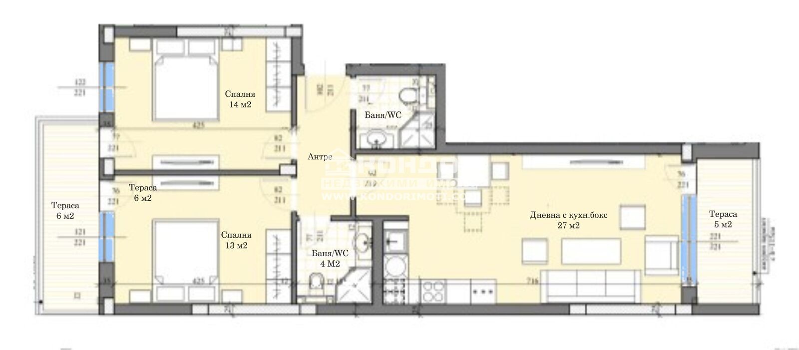 Продава 3-СТАЕН, гр. Пловдив, Западен, снимка 5 - Апартаменти - 54238189