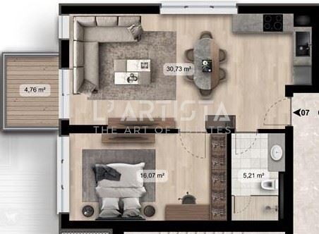 Продава 2-СТАЕН, гр. София, Дружба 2, снимка 6 - Апартаменти - 55096918