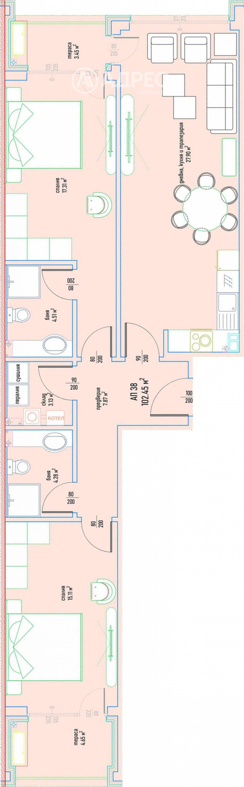 For Sale  2 bedroom Sofia , Malinova dolina , 124 sq.m | 61283860 - image [4]