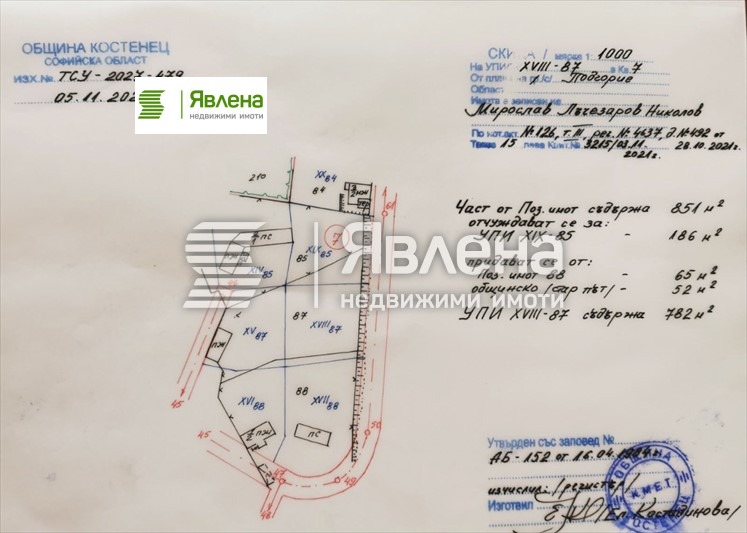 Продава ПАРЦЕЛ, с. Подгорие, област София област