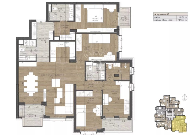 Na prodej  3+ ložnice Sofia , Izgrev , 189 m2 | 67873367 - obraz [6]