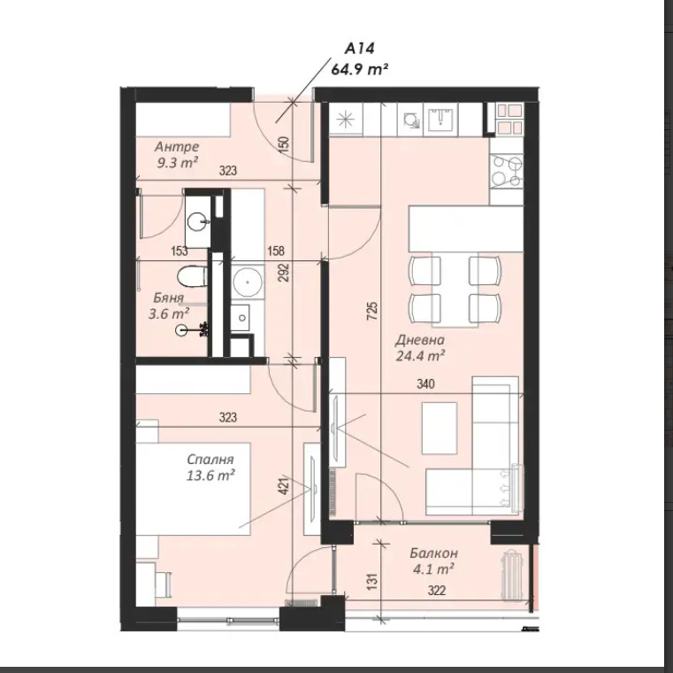 Продава  2-стаен град София , Кръстова вада , 76 кв.м | 25478584