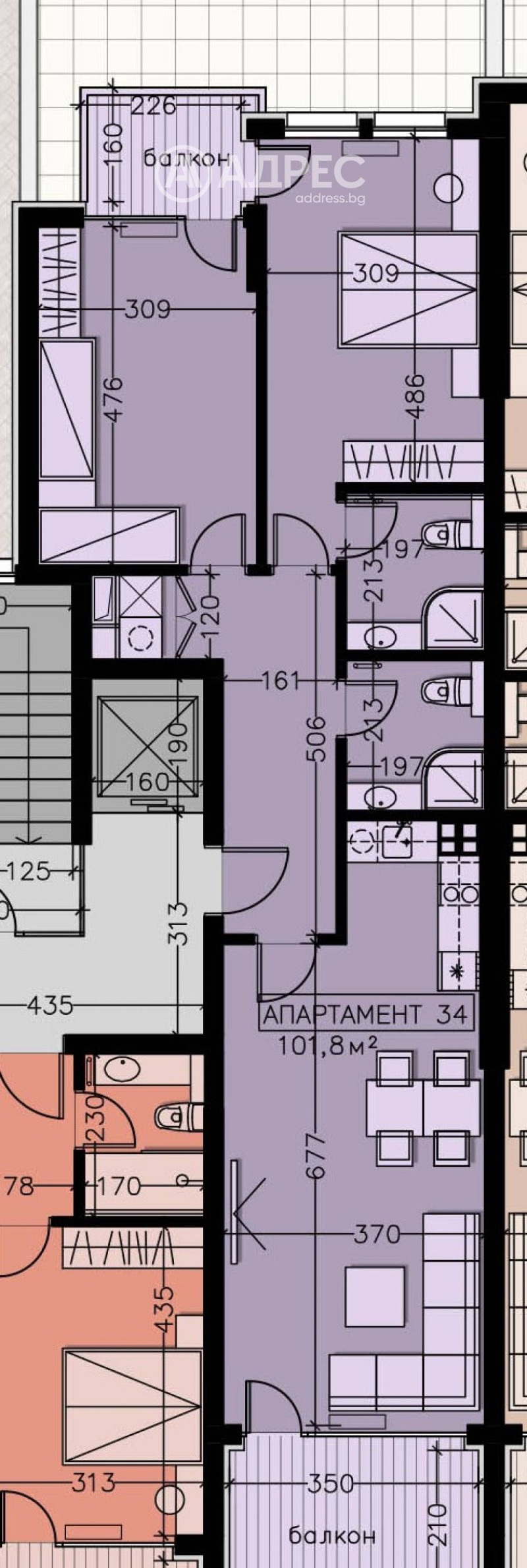 Til salg  2 soveværelser Sofia , Manastirski livadi , 123 kvm | 57608211 - billede [3]