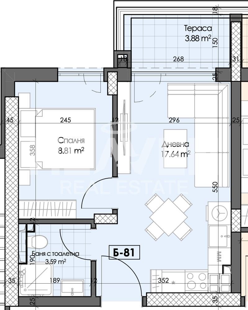 Продава 2-СТАЕН, гр. Пловдив, Гагарин, снимка 2 - Апартаменти - 54133310