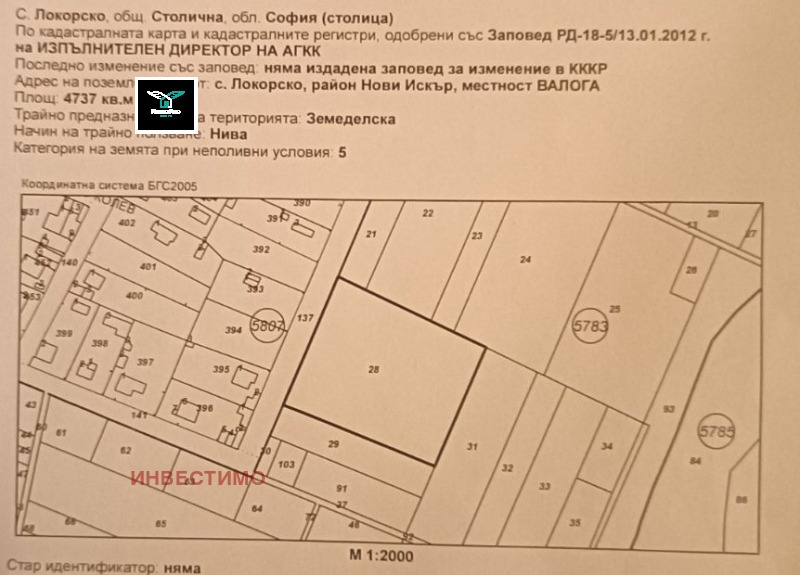 Te koop  Verhaallijn Sofia , Lokorsko , 4737 m² | 54729565 - afbeelding [2]