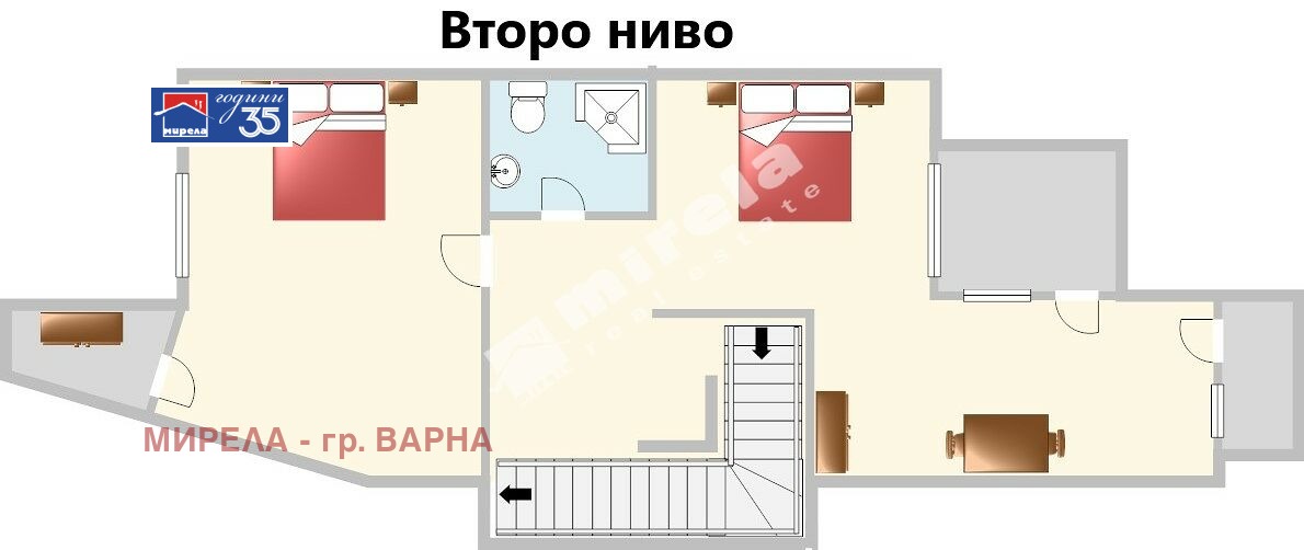 Продава МЕЗОНЕТ, гр. Варна, ВИНС-Червен площад, снимка 10 - Апартаменти - 55346172