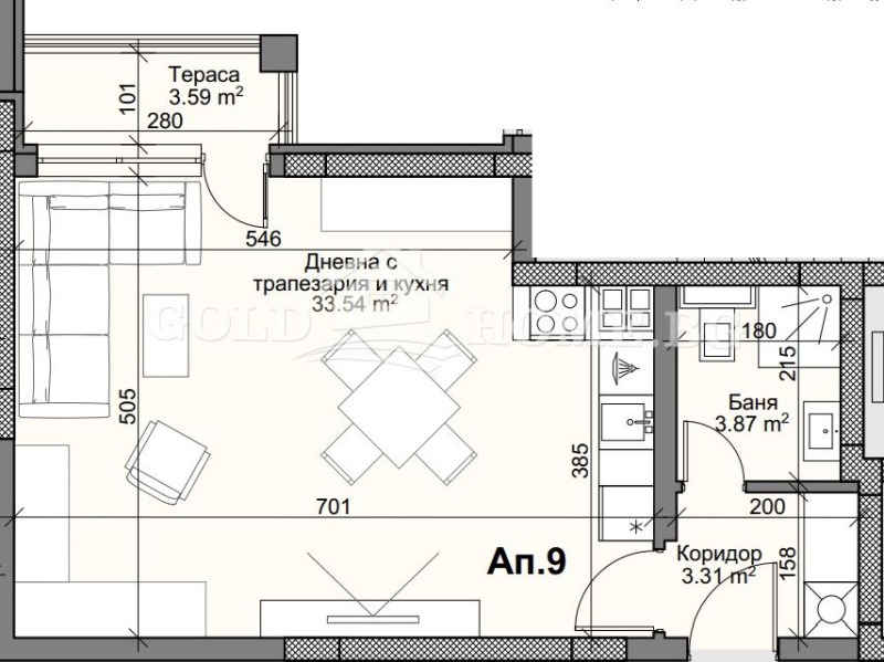 Продава 1-СТАЕН, гр. Пловдив, Кършияка, снимка 2 - Aпартаменти - 48236723