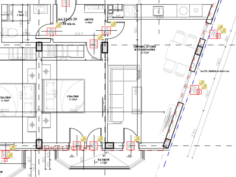 Satılık  1 yatak odası Burgas , Meden rudnik - zona V , 59 metrekare | 51692123 - görüntü [2]
