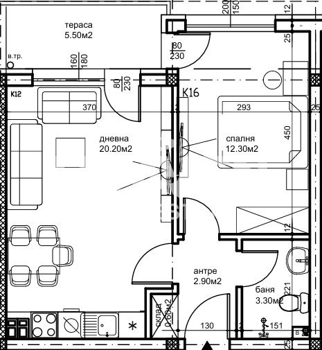 Eladó  1 hálószoba Plovdiv , Belomorski , 60 négyzetméter | 67827068 - kép [2]