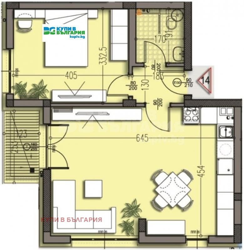 Продава 2-СТАЕН, гр. Варна, Изгрев, снимка 10 - Апартаменти - 53641978
