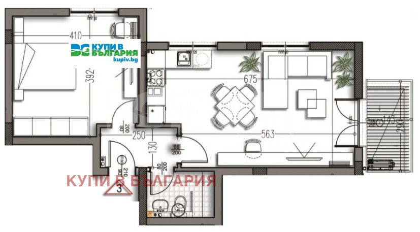 Продава 2-СТАЕН, гр. Варна, Изгрев, снимка 8 - Апартаменти - 53641978