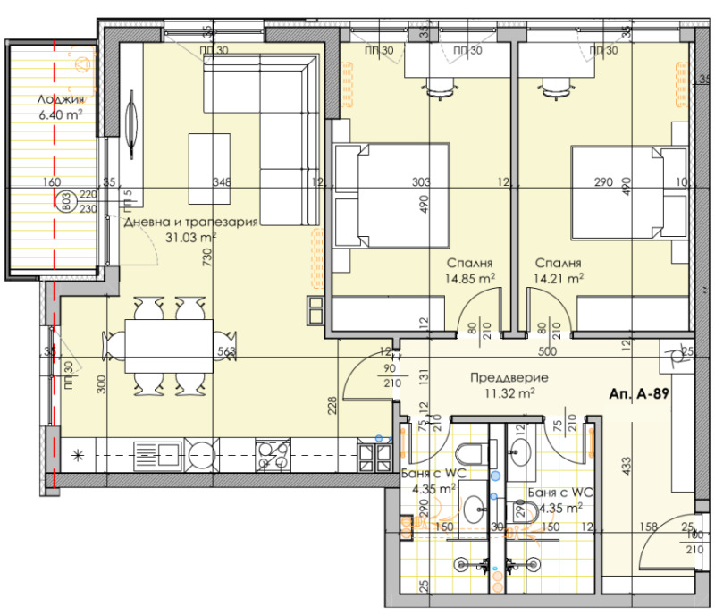 Продава 3-СТАЕН, гр. Пловдив, Кършияка, снимка 3 - Апартаменти - 52639716