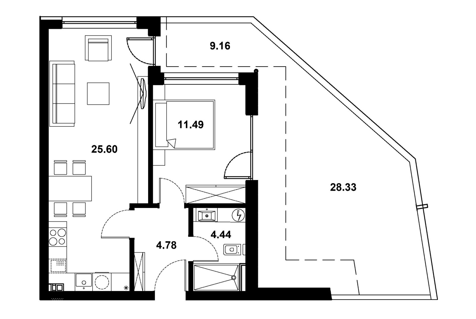 Продава 2-СТАЕН, гр. Варна, Виница, снимка 9 - Апартаменти - 54291493