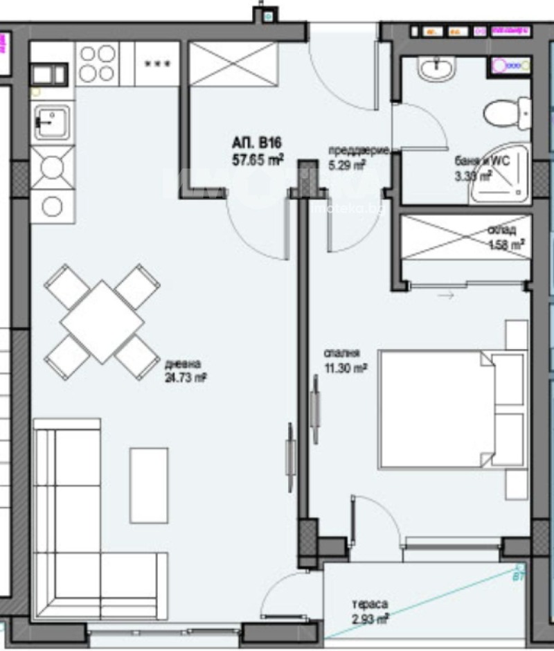 Продава 2-СТАЕН, гр. София, Овча купел 2, снимка 1 - Aпартаменти - 49167857