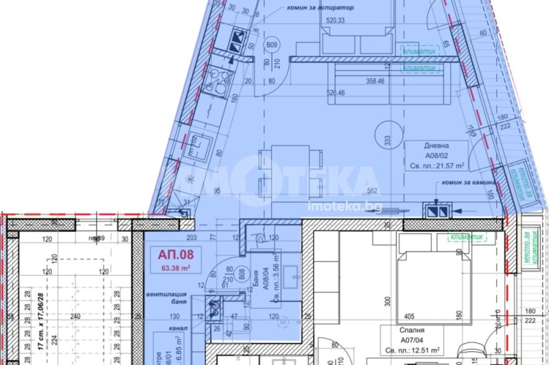 Na prodej  1 ložnice Sofia , Ovča kupel 1 , 77 m2 | 11917612 - obraz [6]