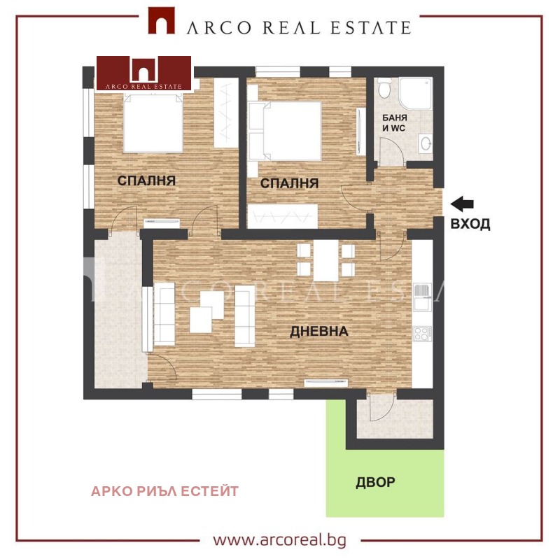 À venda  2 quartos Sofia , v.z.Kinocentara , 155 m² | 83779409 - imagem [3]