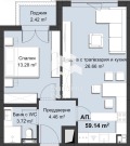 Продава  2-стаен град Пловдив , Христо Смирненски , 75 кв.м | 72422522 - изображение [14]