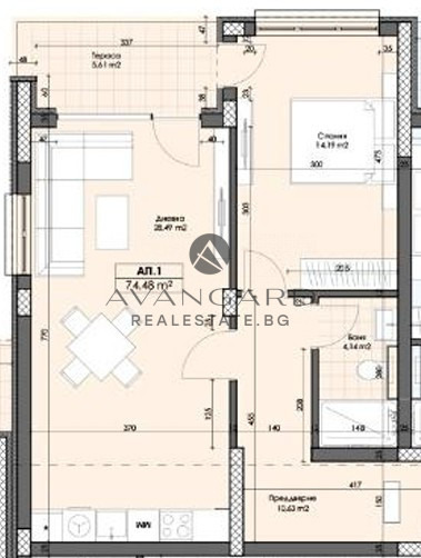 Продава 2-СТАЕН, с. Марково, област Пловдив, снимка 2 - Апартаменти - 53467814