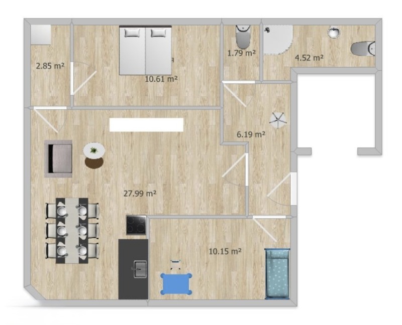 Te koop  2 slaapkamers Varna , Okrazjna bolnitsa-Generali , 82 m² | 21756006