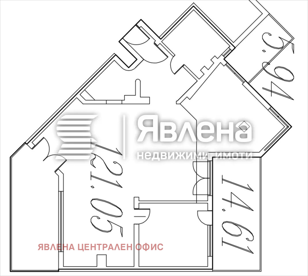 Продава ОФИС, гр. София, Хиподрума, снимка 10 - Офиси - 56430486