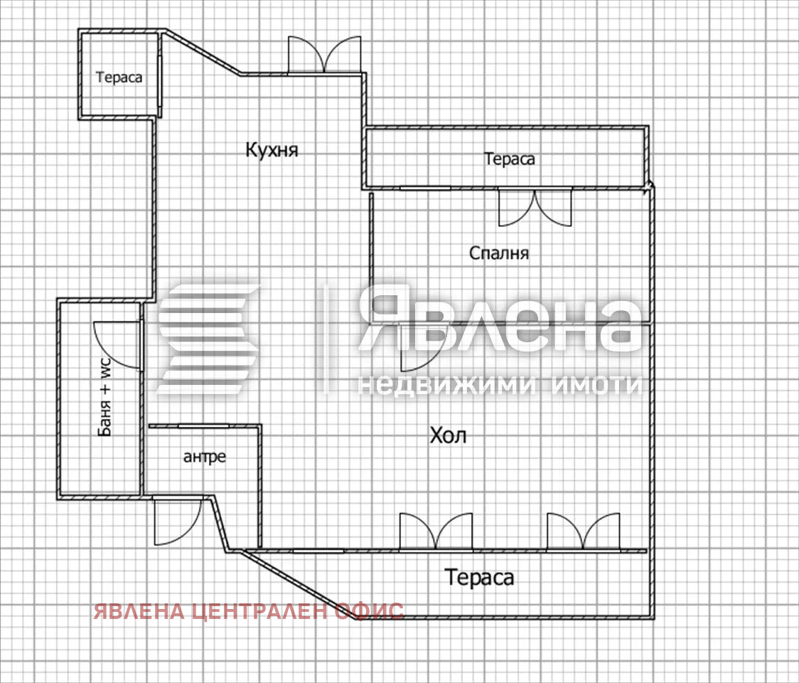 Продава ОФИС, гр. София, Хиподрума, снимка 8 - Офиси - 56430486