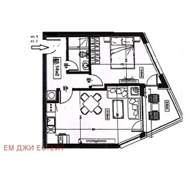 Продажба на двустайни апартаменти в област Бургас — страница 5 - изображение 11 