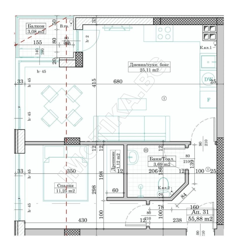 Продава  2-стаен град Варна , Левски 1 , 65 кв.м | 38529768 - изображение [2]