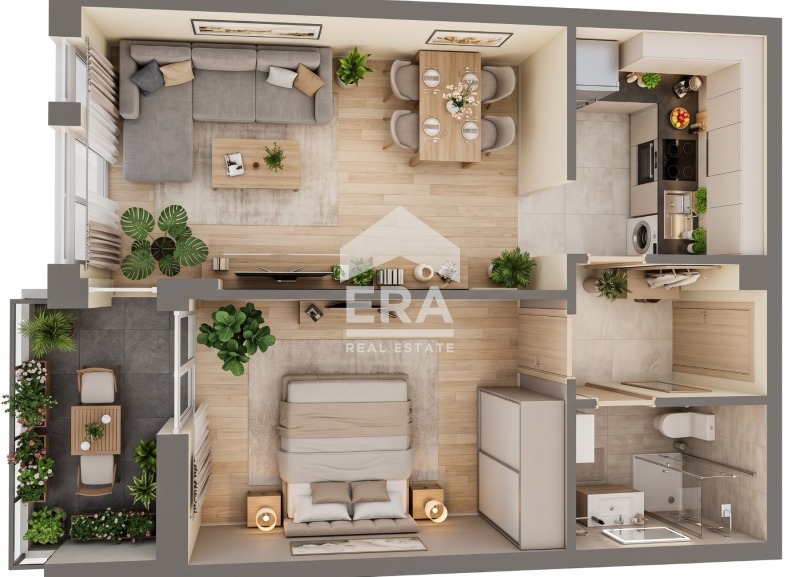 Продава 2-СТАЕН, гр. Русе, Широк център, снимка 2 - Апартаменти - 56412573