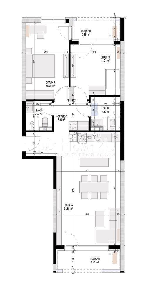 Продава 3-СТАЕН, гр. Варна, Левски 1, снимка 8 - Апартаменти - 55985745