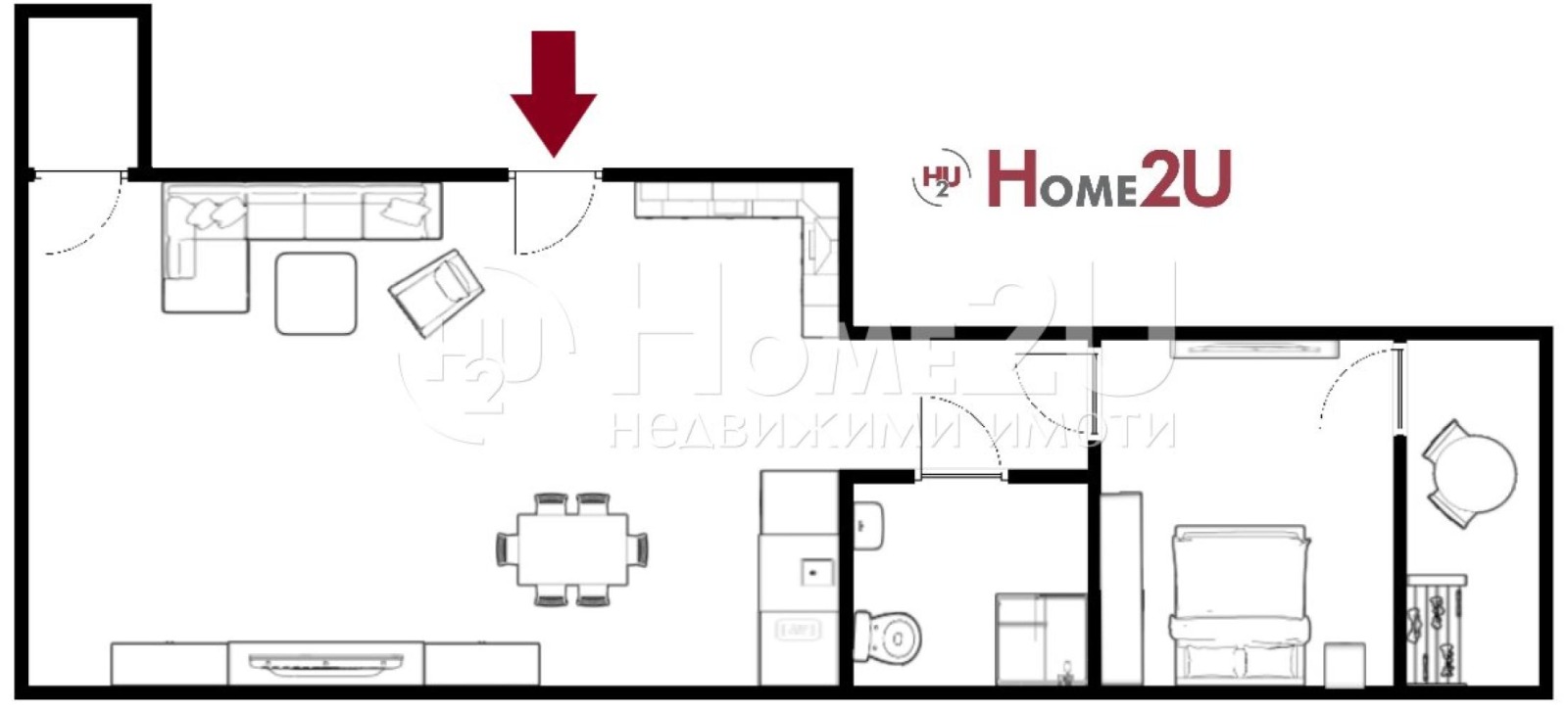 Продава 2-СТАЕН, гр. Пловдив, Остромила, снимка 10 - Апартаменти - 54679084