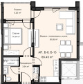 Продава 2-СТАЕН, град Пловдив, Остромила • 102526 € / 200523.43 лв. • 14111510 2
