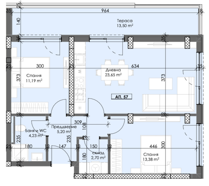 À venda  2 quartos Plovdiv , Trakiia , 109 m² | 98448425 - imagem [5]