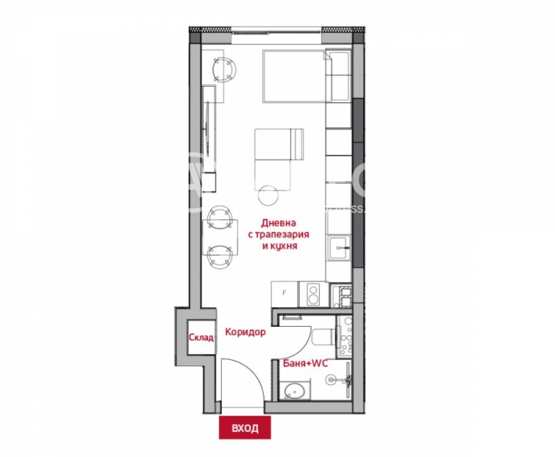 Продава 1-СТАЕН в град София, Център - 46 кв.м / 149 200 € » 291 809.84 лв., АДРЕС НЕДВИЖИМИ ИМОТИ