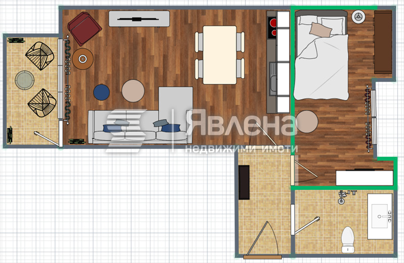 Продава 2-СТАЕН, гр. Пловдив, Христо Смирненски, снимка 4 - Апартаменти - 54636987