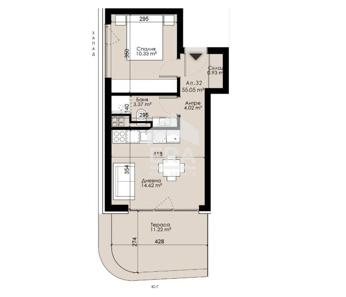 Продава 2-СТАЕН, гр. Варна, Трошево, снимка 12 - Апартаменти - 55364124