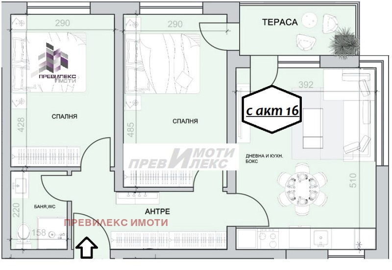 Zu verkaufen  2 Schlafzimmer Plowdiw , Hristo Smirnenski , 88 qm | 30136786 - Bild [8]