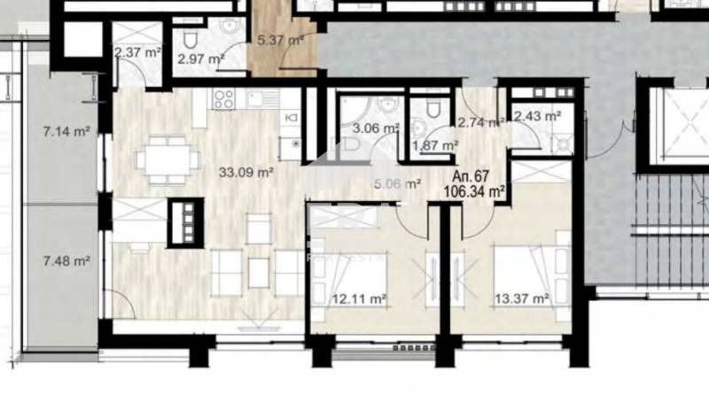 Продава  3-стаен град София , Център , 141 кв.м | 30042815 - изображение [5]
