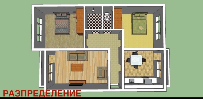 Продава 4-СТАЕН, гр. София, Иван Вазов, снимка 2 - Апартаменти - 52161873