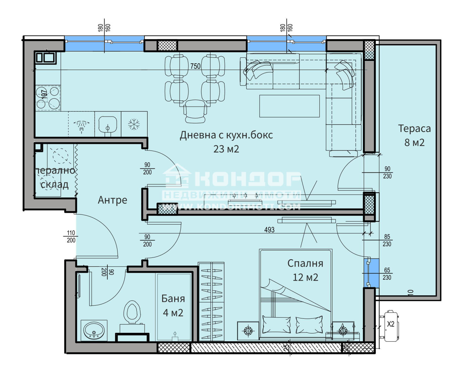 Продава 2-СТАЕН, гр. Пловдив, Кючук Париж, снимка 6 - Апартаменти - 55288710