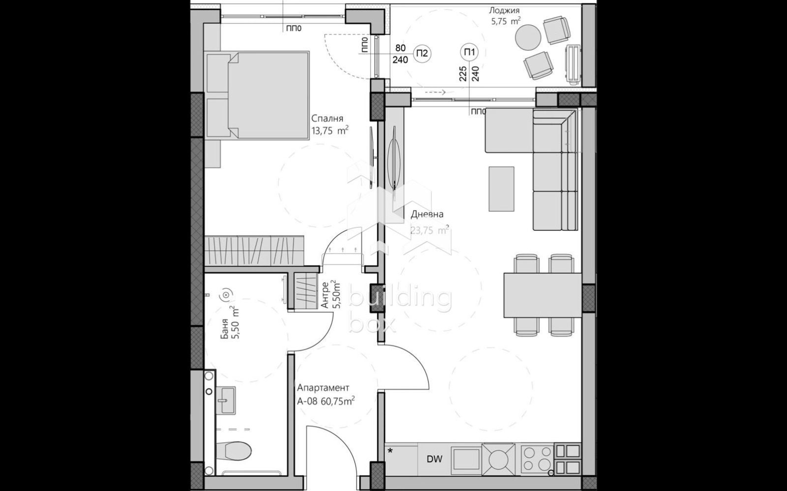 Продава 2-СТАЕН, гр. Пловдив, Христо Смирненски, снимка 2 - Апартаменти - 56269971