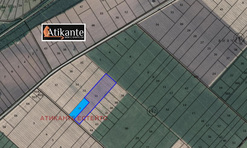 Продава ПАРЦЕЛ в област София, с. Храбърско - 11999 кв.м / 143 988 € » 281 616.05 лв., АТИКАНТЕ ЕСТЕЙТС