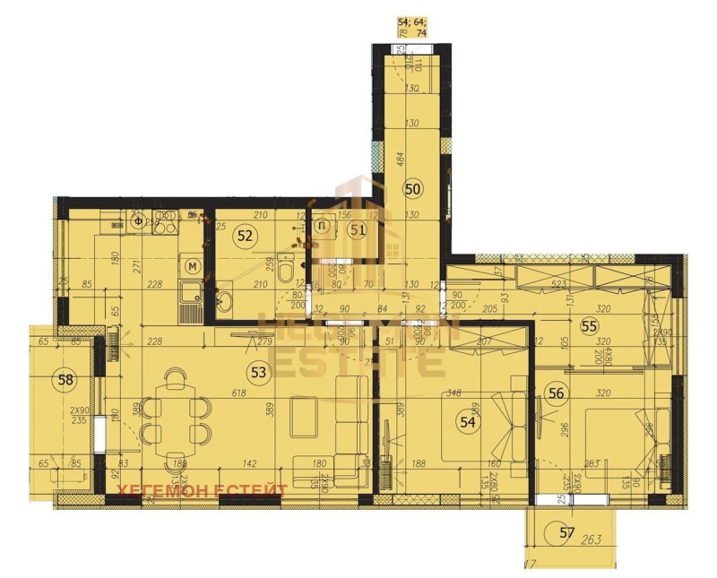 Zu verkaufen  2 Schlafzimmer Warna , Wladislaw Warnentschik 1 , 121 qm | 56879180