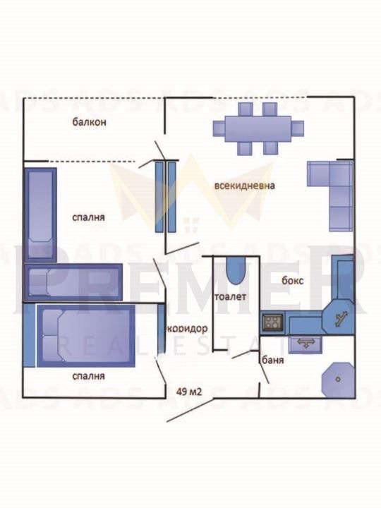 À venda  2 quartos Varna , Vladislav Varnentchik 1 , 49 m² | 76633506 - imagem [9]