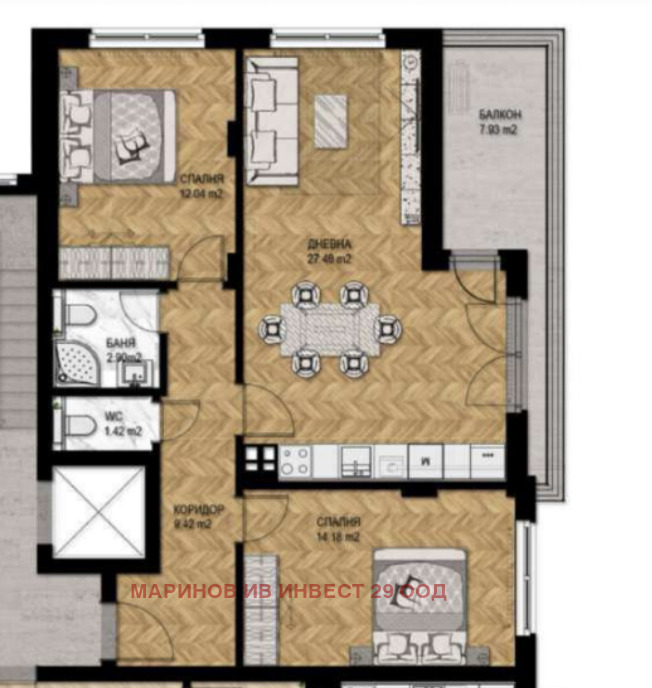 De vânzare  2 dormitoare Sofia , Crâstova vada , 107 mp | 59119570 - imagine [17]